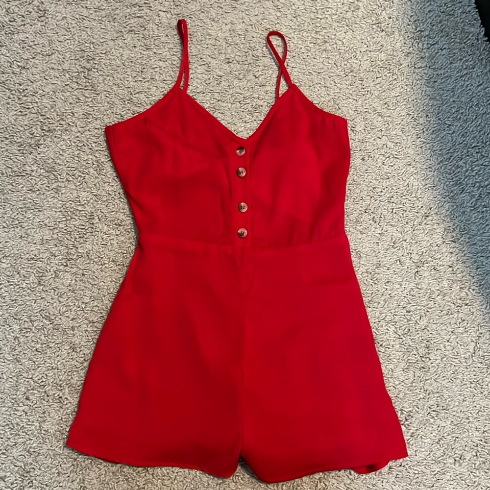 Size 2 red romper